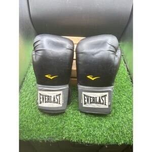 Everlast EverFresh Boxing Training Gloves -Black & Grey 16oz -Sparring